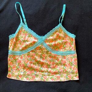 Floral crop top